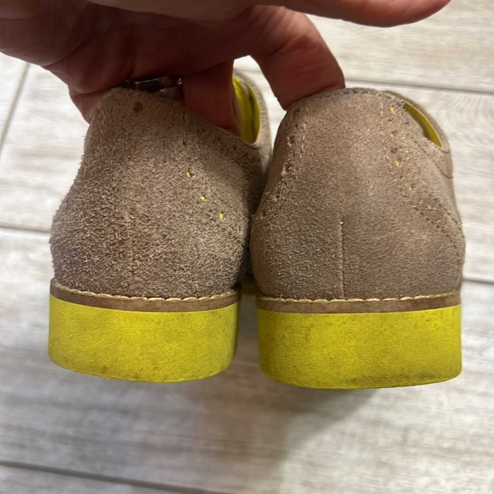 Cole Haan Tan & Yellow Oxford Shoes-6.5B - Picture 5 of 9